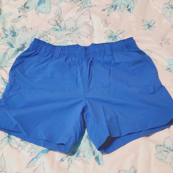 Columbia PFG Blue Shorts Small - Picture 1 of 8